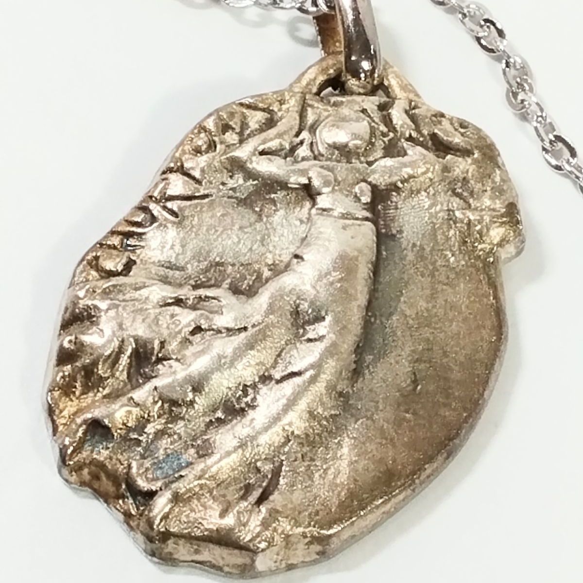 彫刻家 佐藤忠良 「空よ」 ペンダントトップ＆チェーン 専用ケース及び