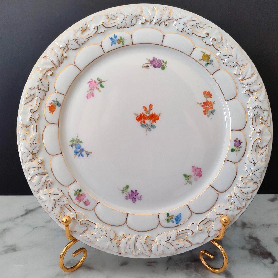 希少品☆マイセン 宮廷の小花 Xフォーム トリオ 散らし小花 カップ