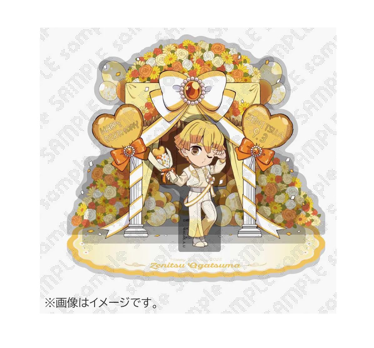 鬼滅の刃 我妻善逸誕生祭2025 ジオラマアクリルスタンド 鬼滅 グッズ