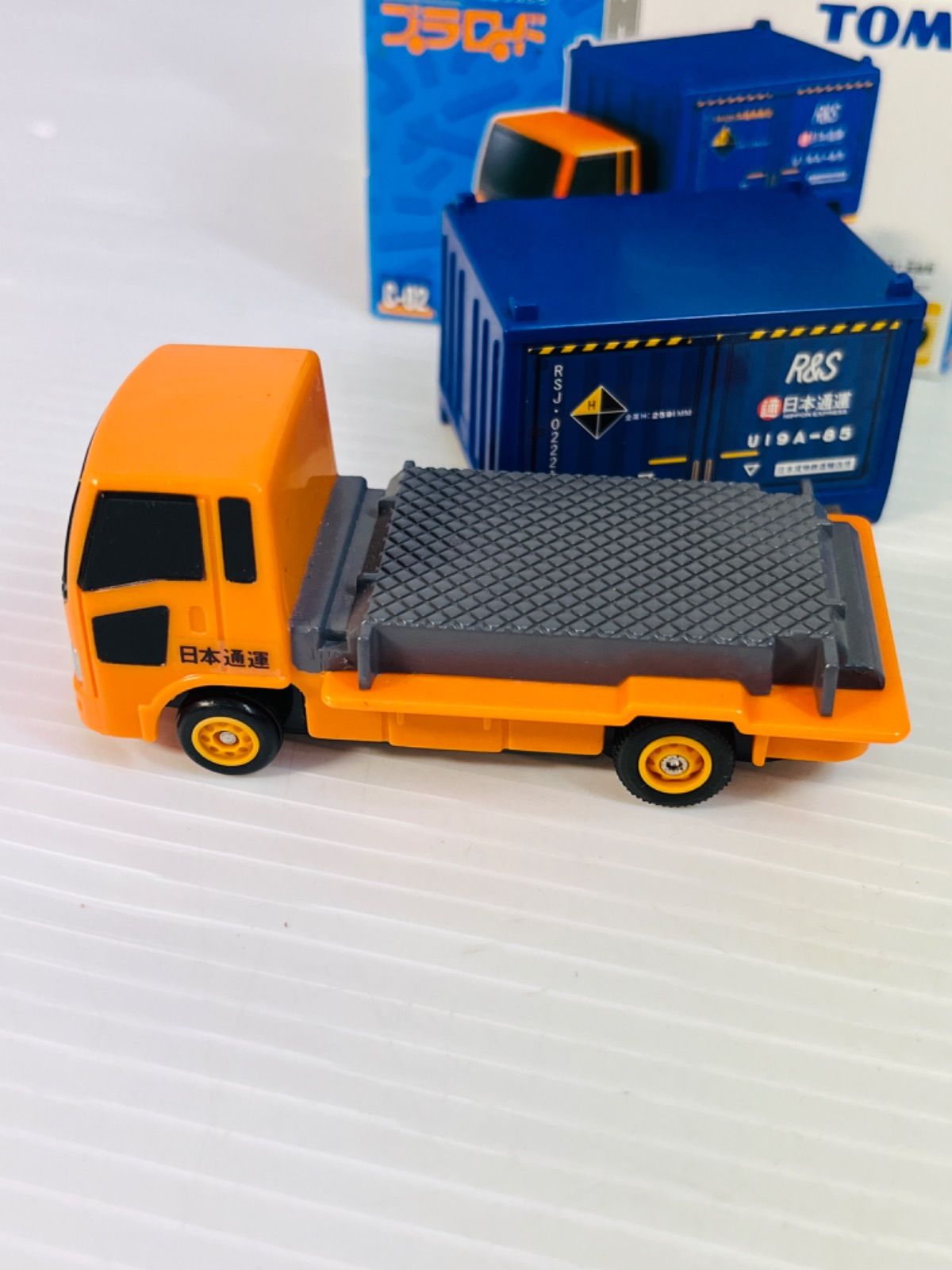 プラレール プラロード モータートミカ 日通コンテナトラック 東武バス