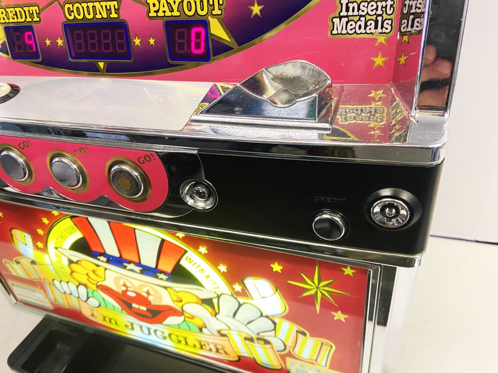 送料込】 パチスロ スロット実機 北電子 5号機初代 アイムジャグラー