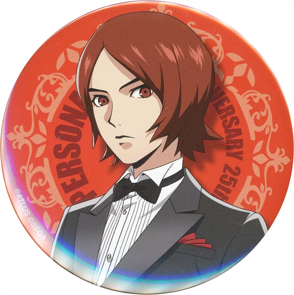 中古】バッジ・ピンズ 周防達哉(ペルソナ2罪) 缶バッジ 「セガ