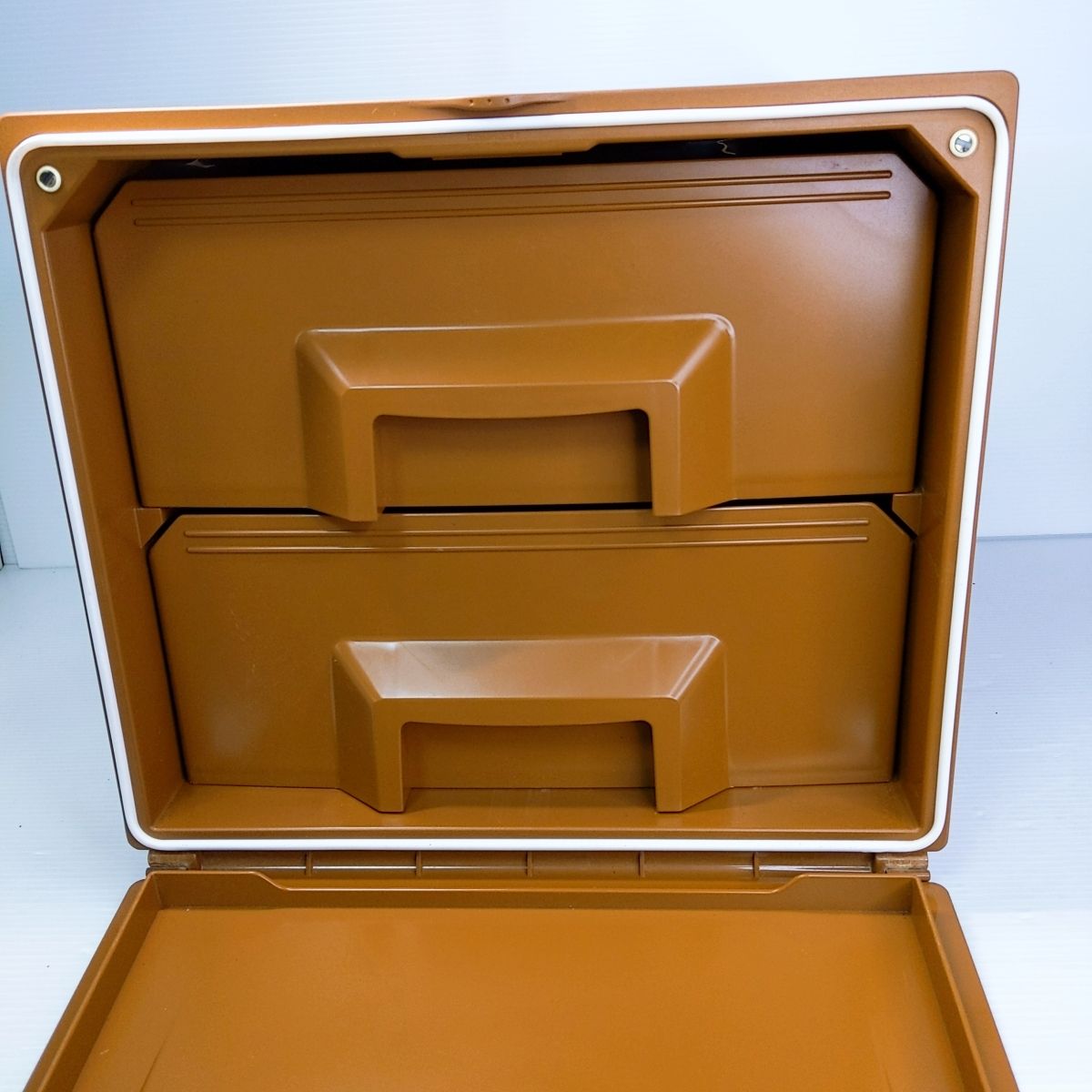 中古品】Tupperware タッパーウェア スーパーチェスト ミニ 収納ケース