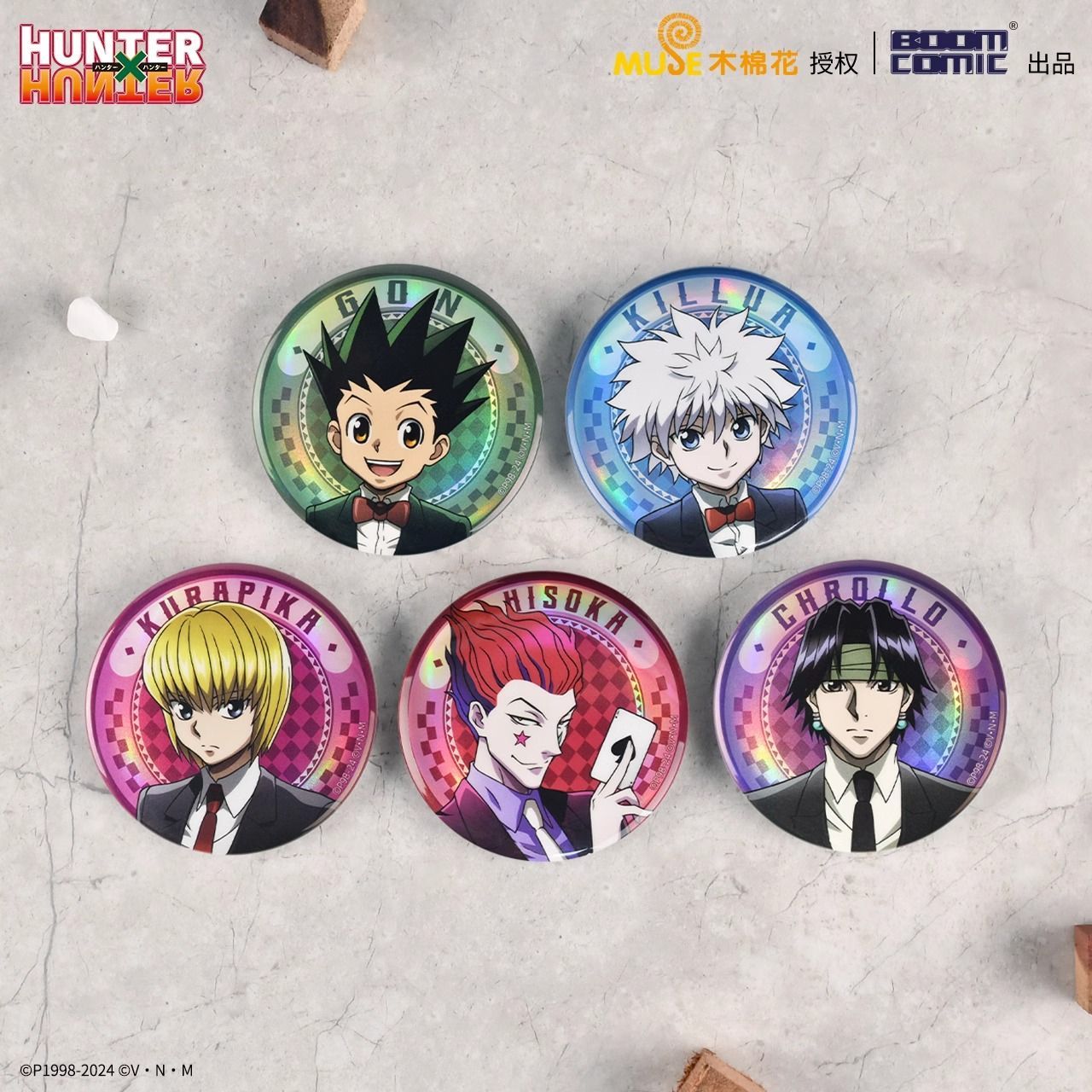 ハンターハンター スーツ ver 缶バッジ HUNTER x HUNTER - メルカリ