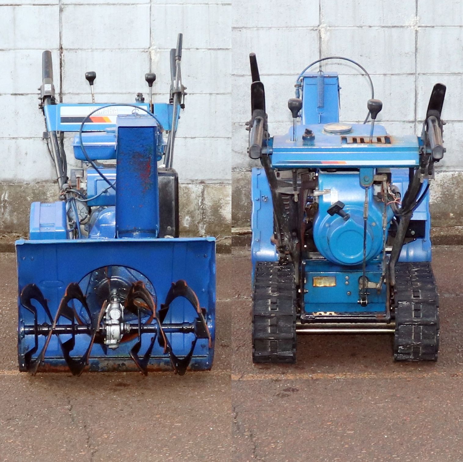 新潟発 引取限定 ヤマハ 除雪機 YSM560 雪かき ガソリン リコイル