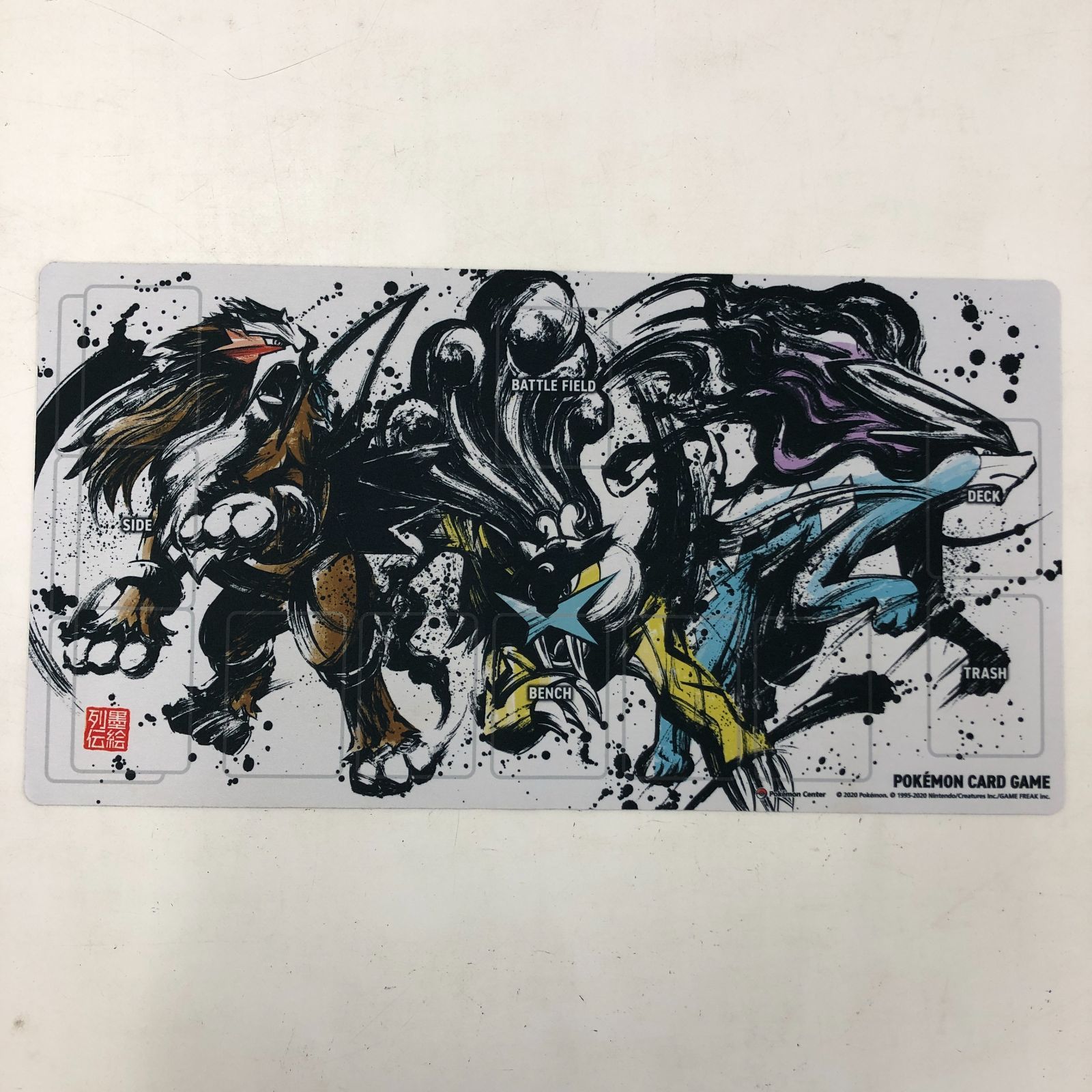 02m1000 ポケモンカードゲーム 墨絵列伝 プレイマット エンテイ