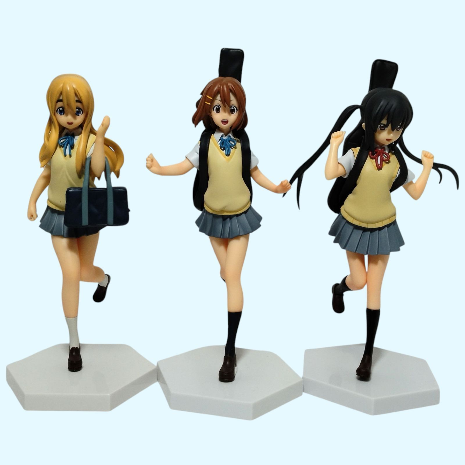 けいおん エクストラフィギュア 3体セット 琴吹紬 / 平沢唯 / 中野梓