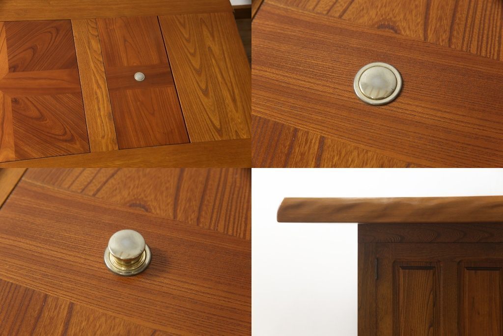 ☆事前問合せ必須☆ 囲炉裏テーブル 中古 美品 欅 ケヤキ材 伝統木芸士