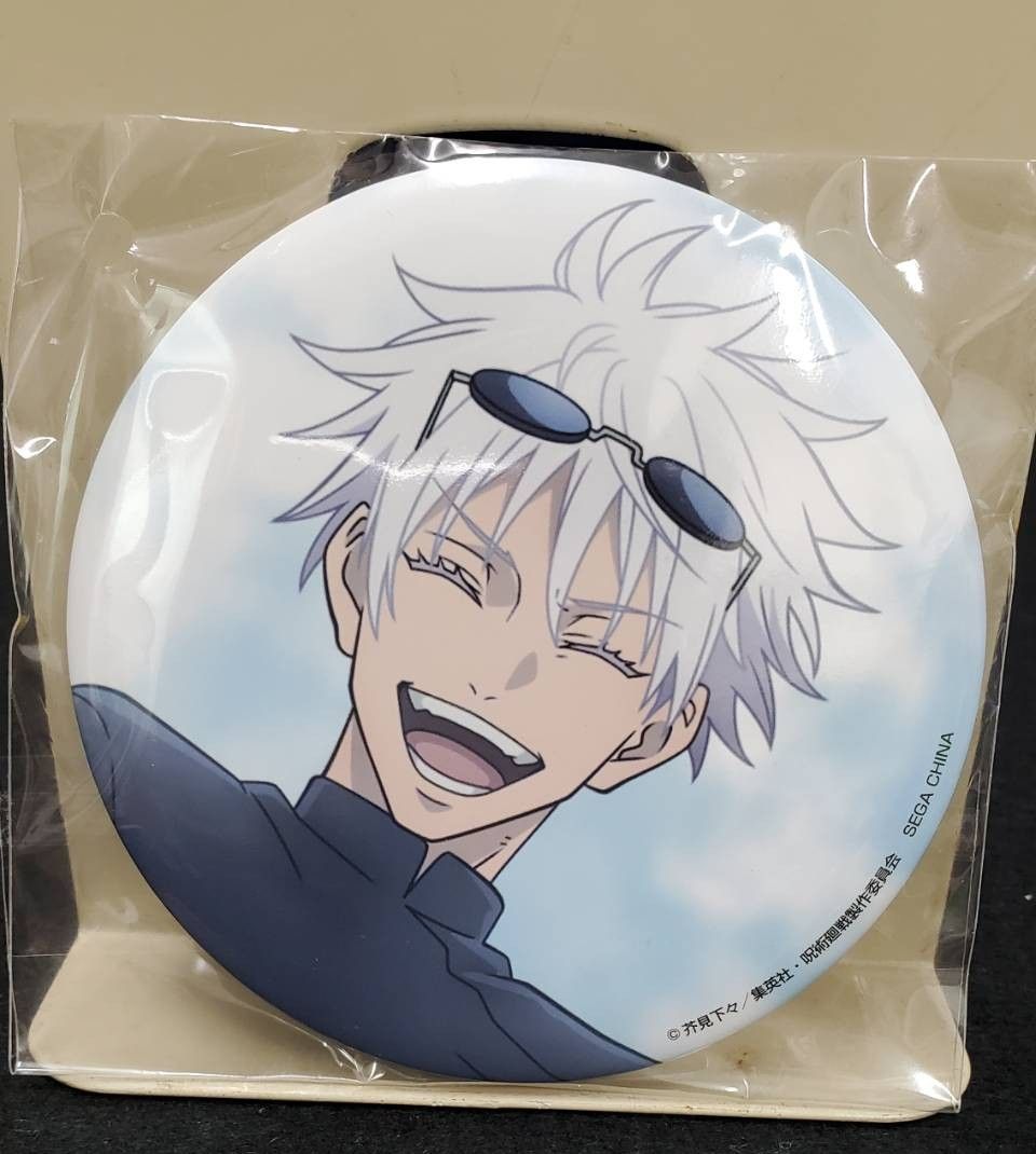 SEGA セガラッキーくじ 呪術廻戦 群青 落日 G賞 缶バッジ 五条悟