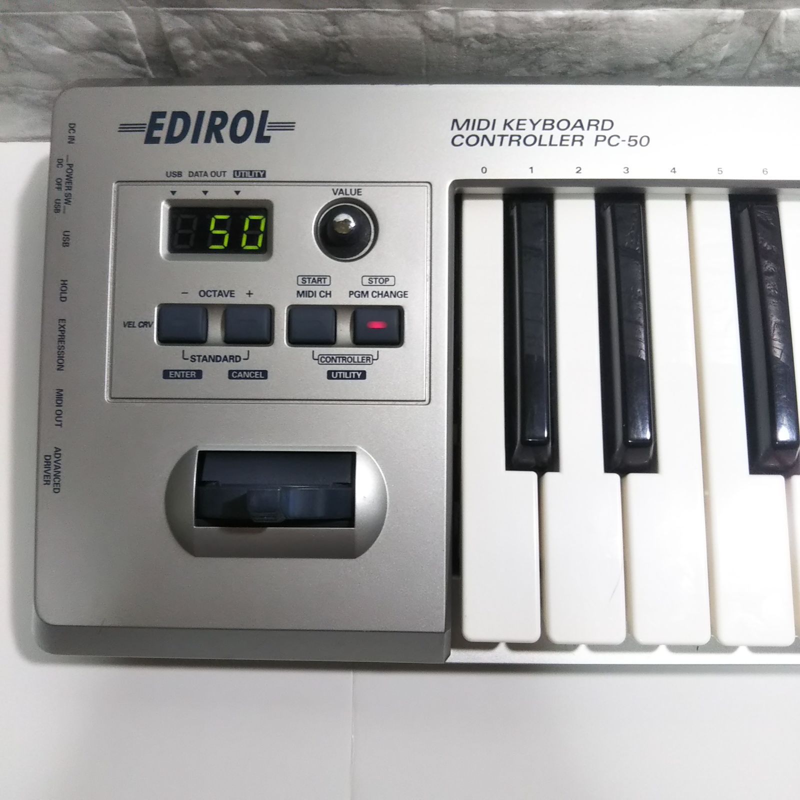 Roland MIDI Keyboard Controller EDIROL PC-50 USB MIDI標準