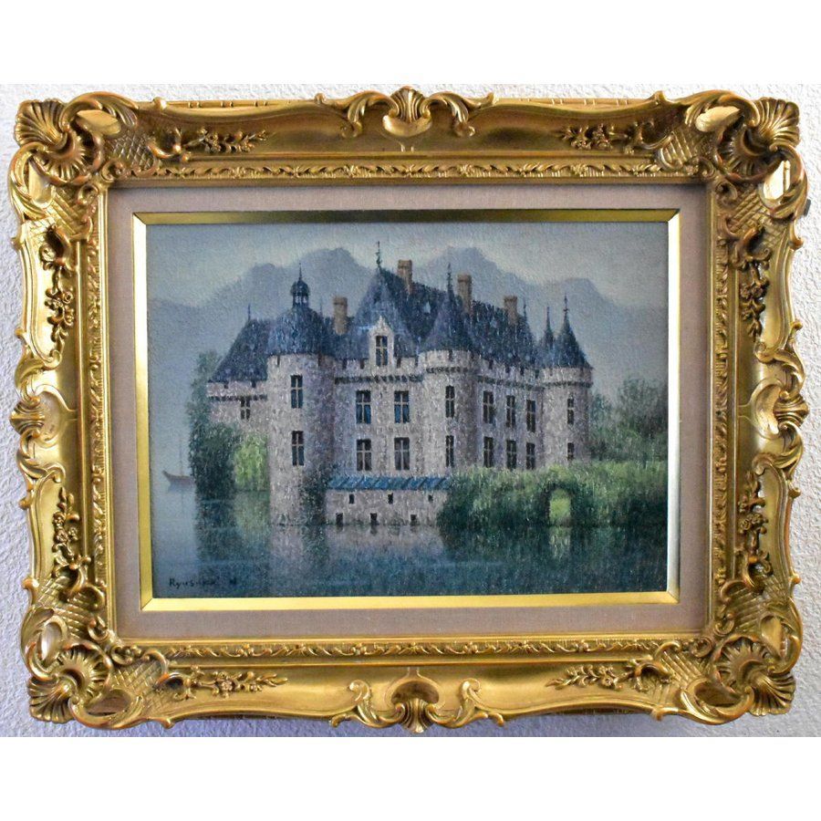 西村龍介 「静日」 油彩 4号 絵画 風景画 美術 アート コレクション