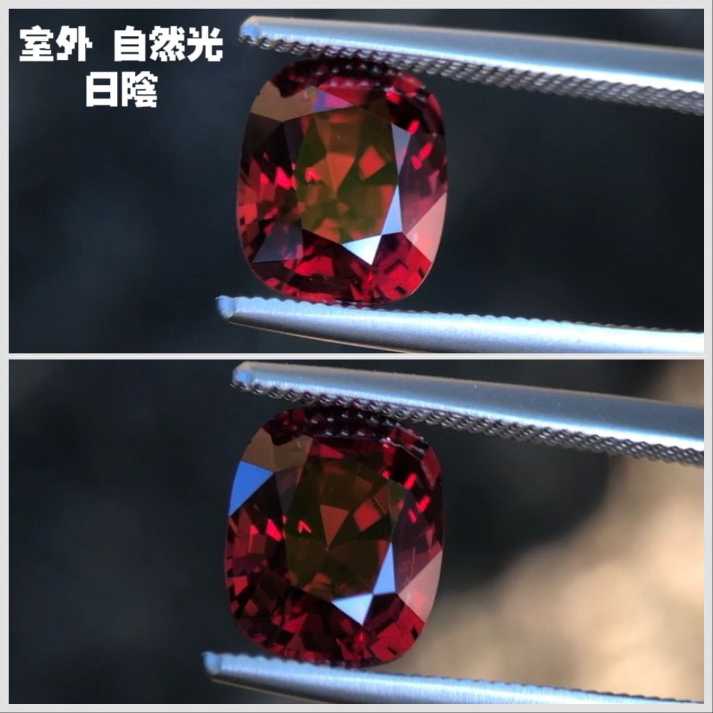 天然非加熱 モゴック産 レッドスピネル ルース 2.20ct 美濃色 奥深い