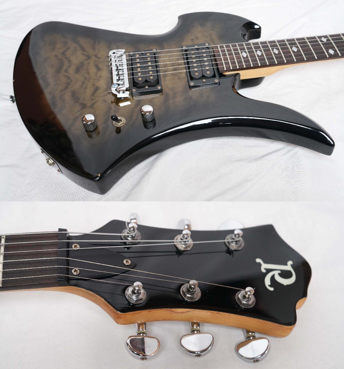☆B.C.Rich☆Mocking Bird 360JE シースルーブラック モッキンバード