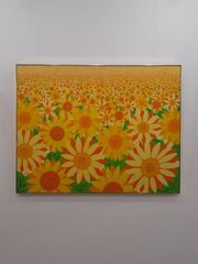 キンモクセイ 拡大バージョン 画家 小楠アキコ作品 F8号キャンバス