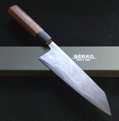 AUS10 ダマスカス 三徳包丁 180㎜ G1805 焼柄 月光作 - メルカリ