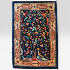 115×82cm ペルシャ絨毯 バラミン産 絨毯 waramin - メルカリ