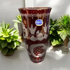 2026年最新】ボヘミア 赤 花瓶の人気アイテム - メルカリ