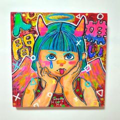 一点物アート】HURTS-嘆きのうさぎ-【A3サイズ. 現代アート - メルカリ