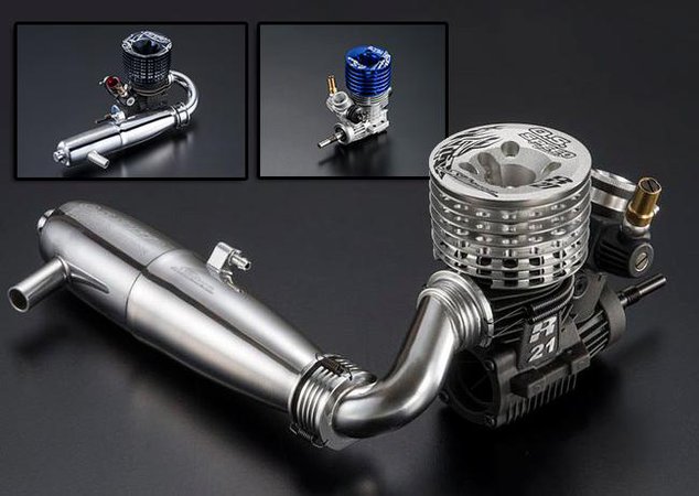 LiveRC - New O.S. Speed Shimo Edition R21, 21XZ-B SpecII combo set