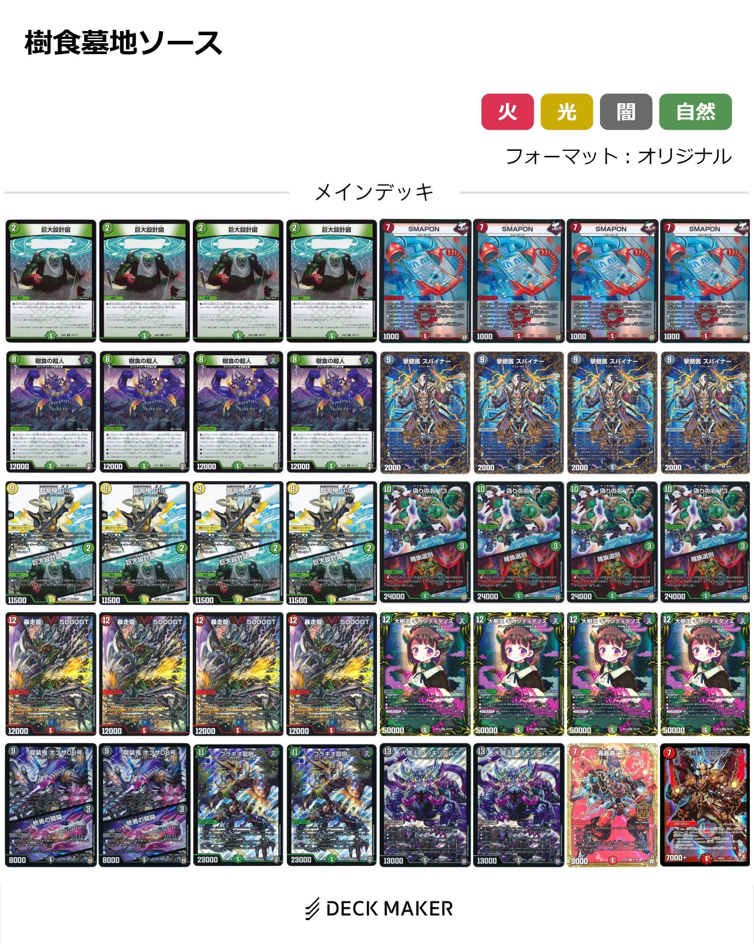 デュエマ】オリジナルデッキ アナカラーガイアッシュバース(アナカラー