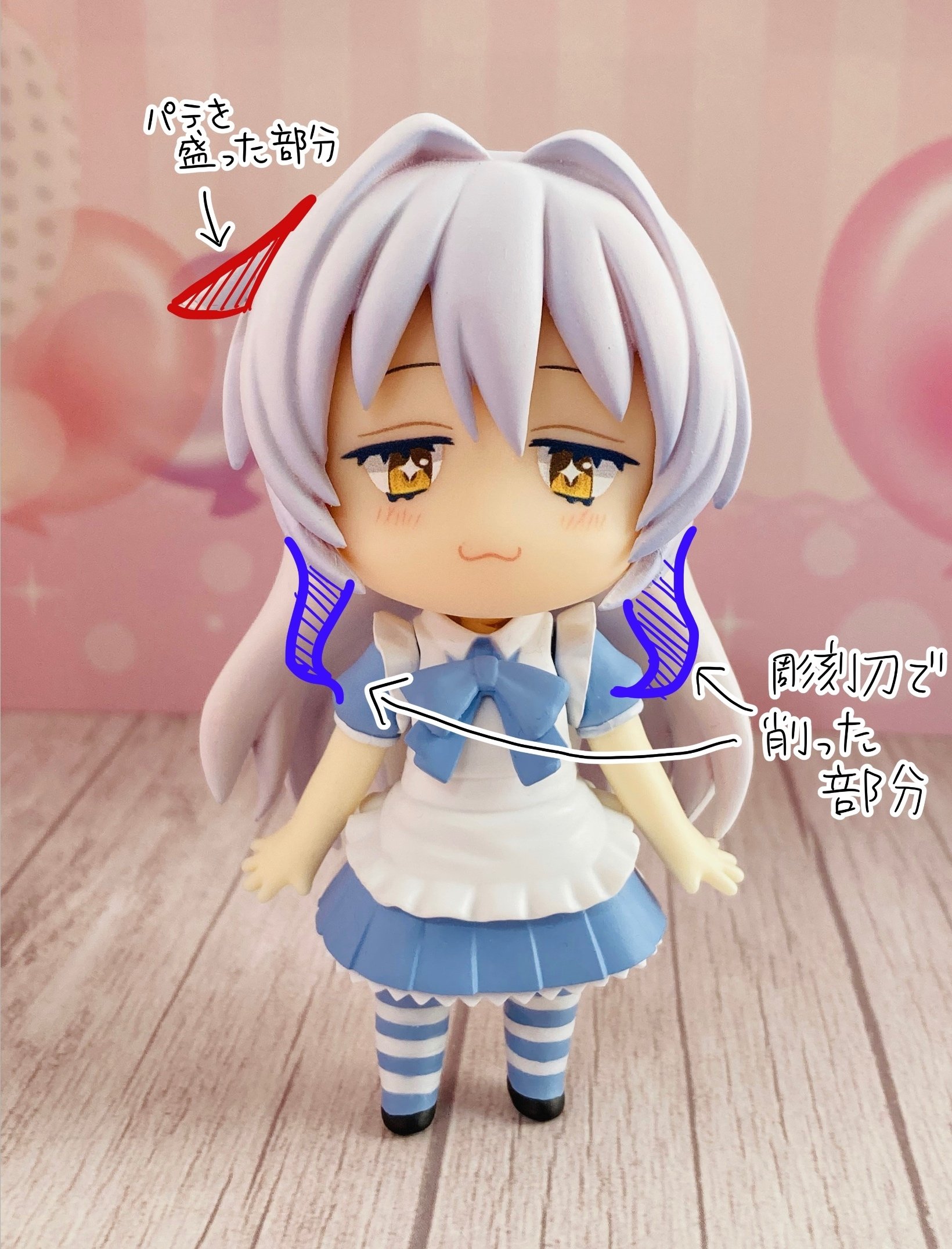 初心者による、ねんどろいど改造 髪パーツ選びについてまとめ｜とく