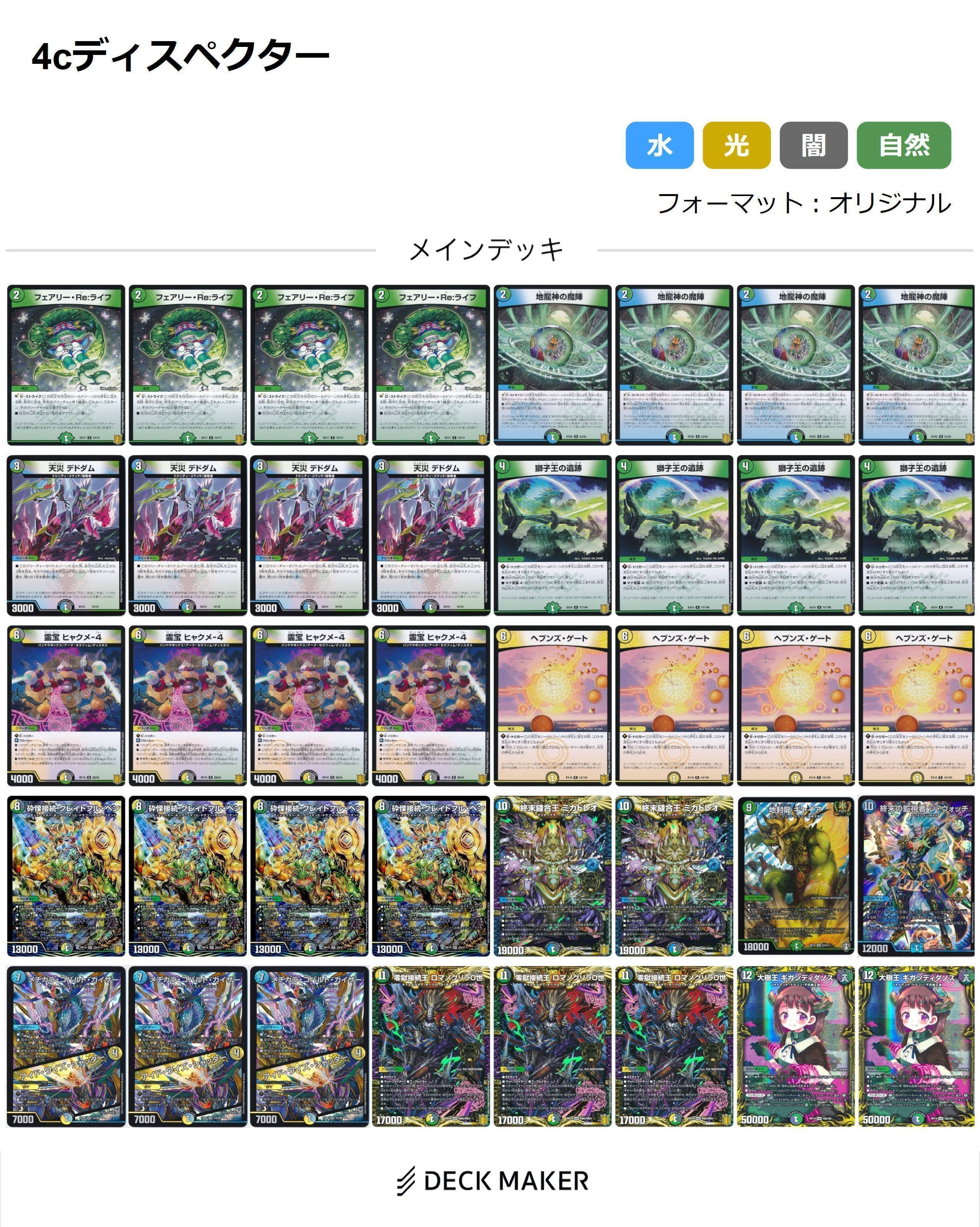 デュエマ】赤抜き4c天門ディスペクター 構築論｜sёkhmet