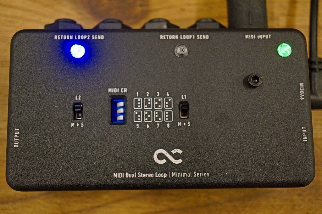 いろいろ使える！One Control Minimal Series MIDI Dual Stereo Loopが