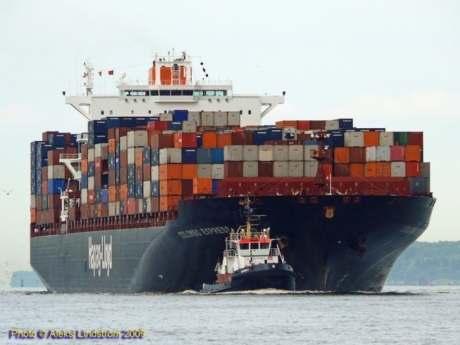 世界最大コンテナ貨物船 模型 HMM GDANSK 世界最大コンテナ貨物船 模型