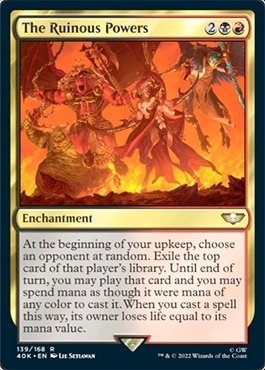 統率者デッキ：ウォーハンマー40,000】『禍つ神々の力』新規カード