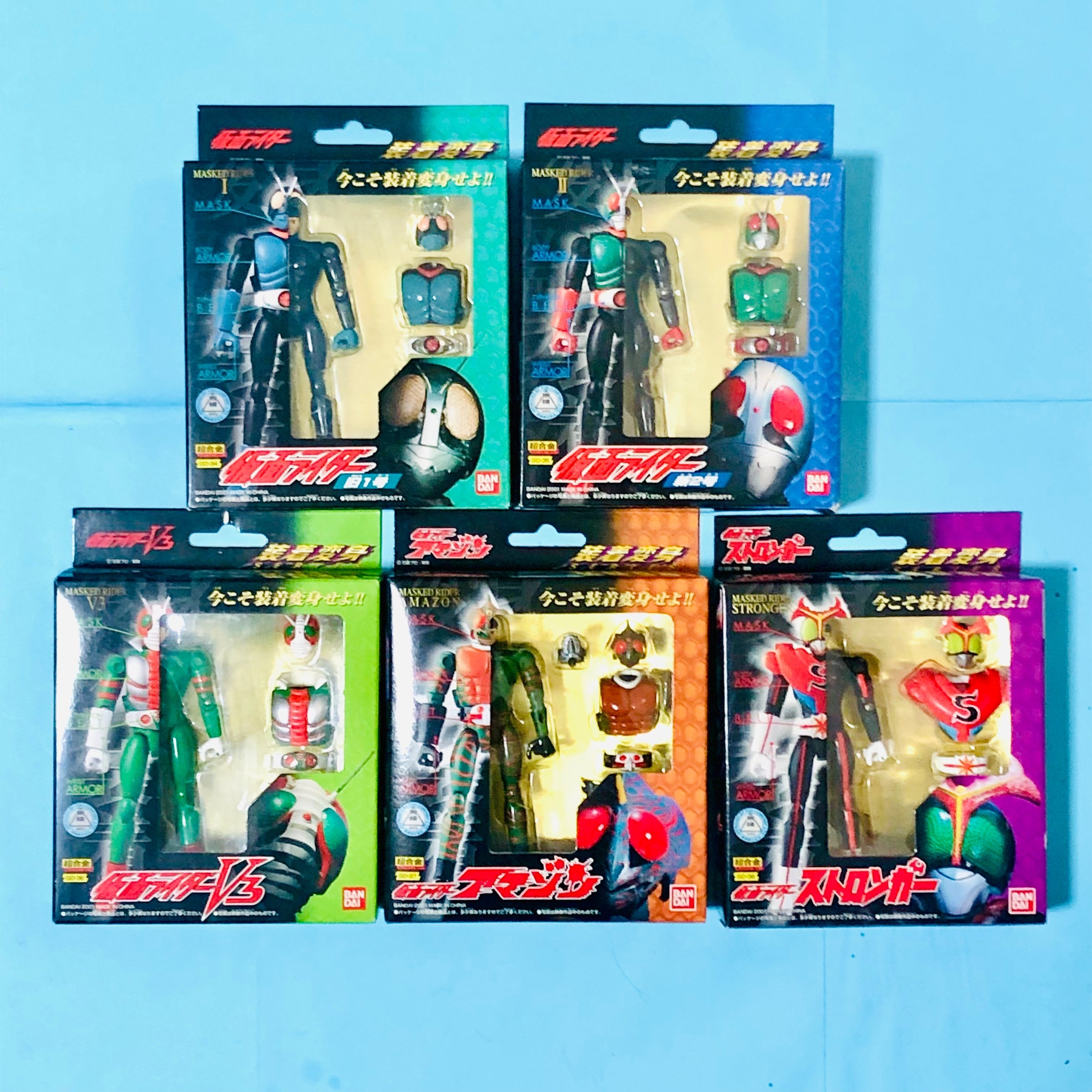 栄光の5人ライダー？『装着変身 超合金 仮面ライダー』シリーズ 昭和