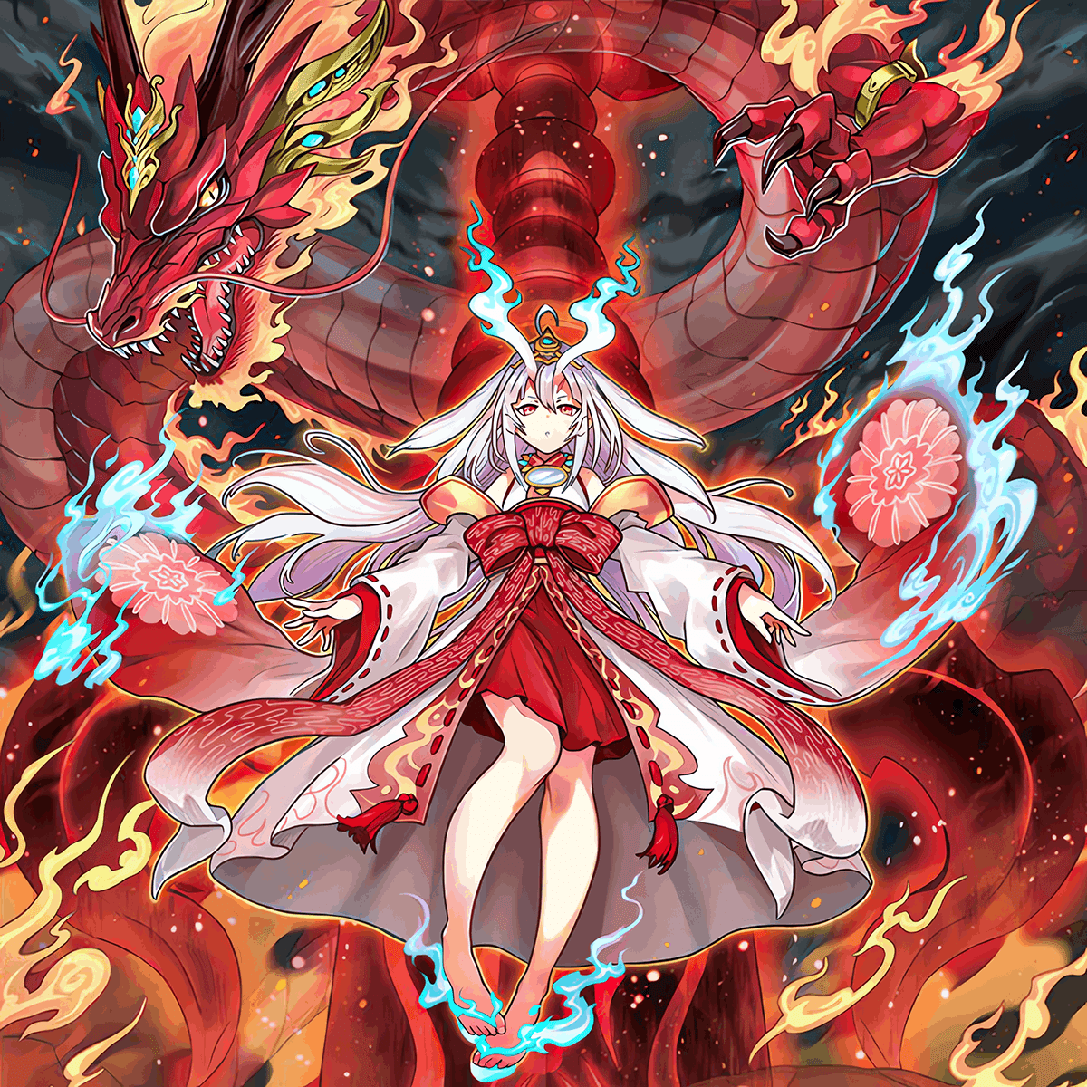 遊戯王 PSA10 倶利伽羅天童 プリシク プリズマ POTE-JP031 白かけなし