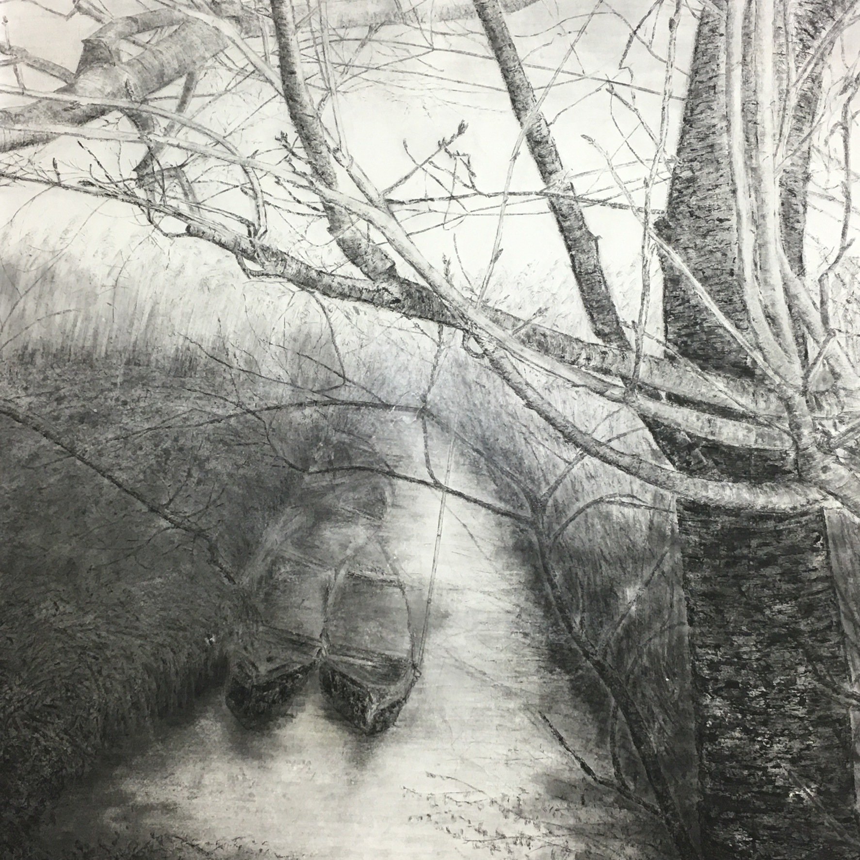 水墨画を観に🏞国立新美術館｜ずく