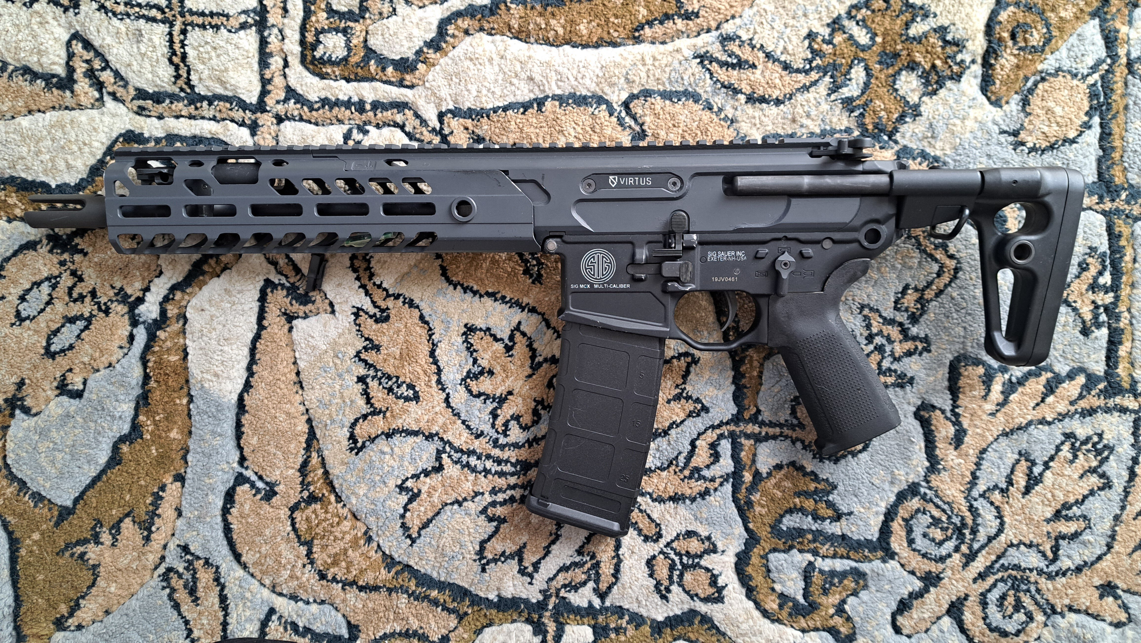 SIG SAUER PROFORCE MCX VIRTUS SBR 電動ガン レビュー｜郭公
