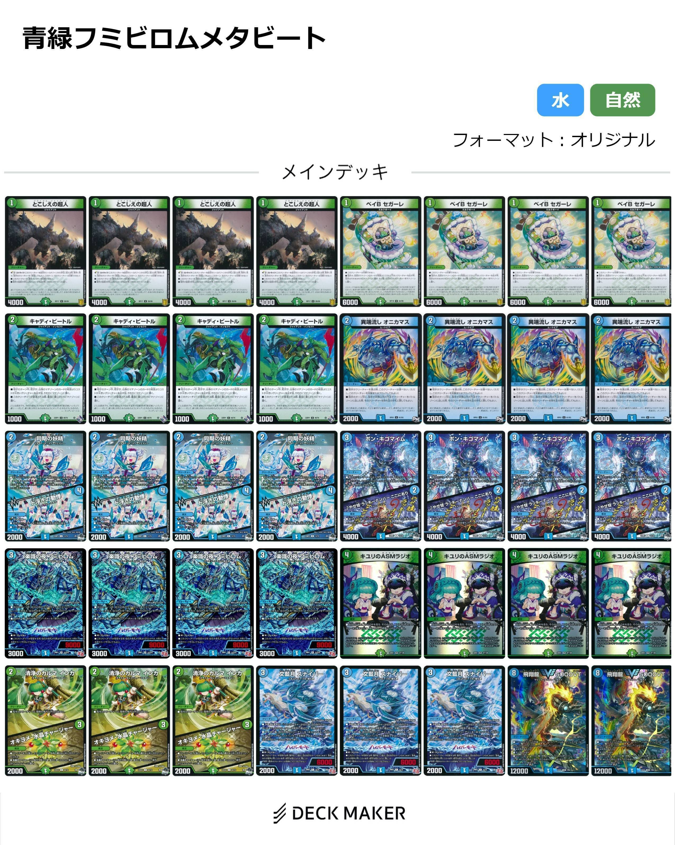 全文無料】メタビートの歴史を変える狂気のデッキ「青緑フミビロム