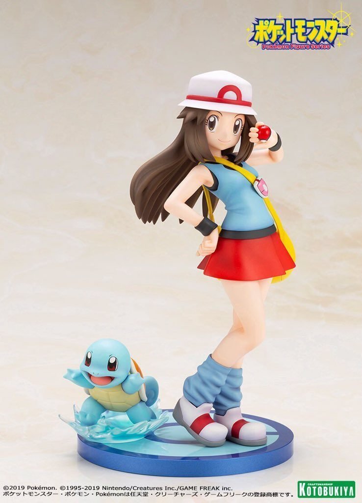 過去のお仕事】ARTFX J リーフ with ゼニガメ｜ありがひとし