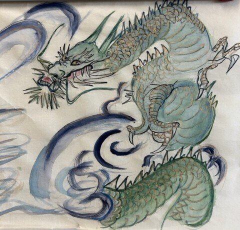 来年、甲辰年に龍が舞う 【仏画曼荼羅アート―箕面教室―】｜達磨の眼