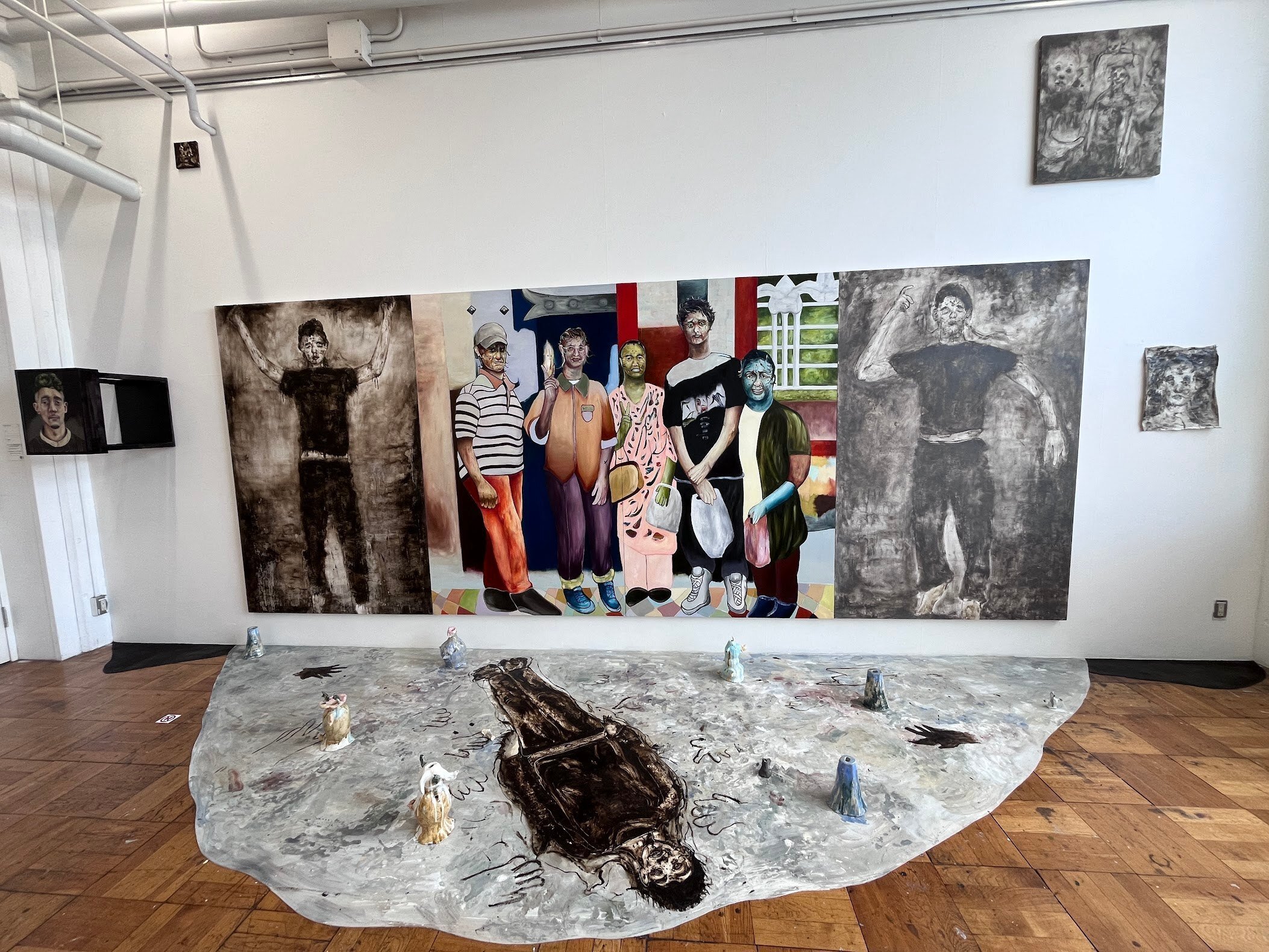 東京藝術大学油画卒業制作学内審査展 AHMED MANNANの展示 ｜Saito Tsutomu