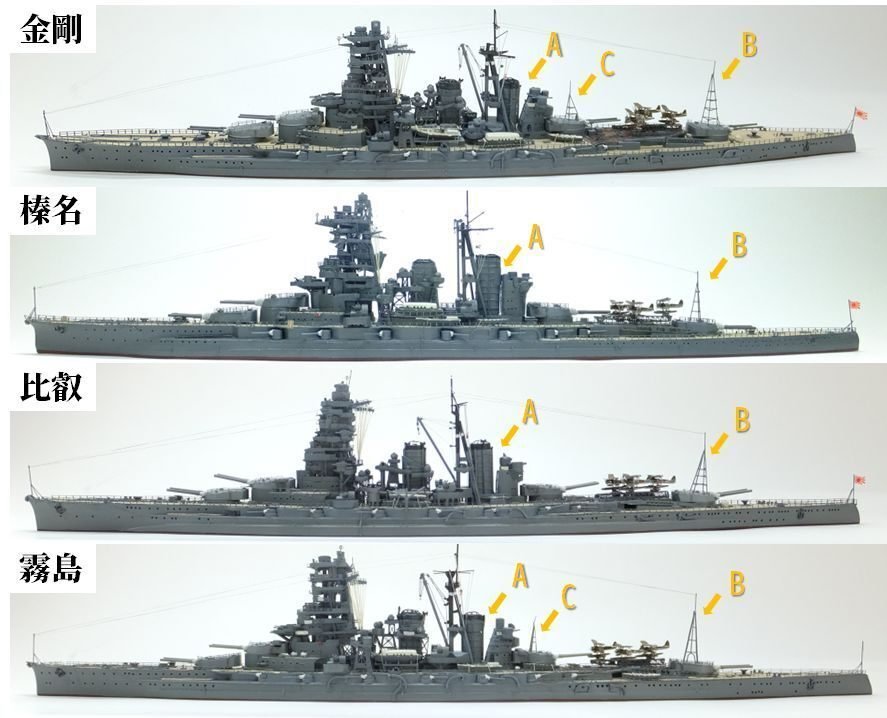 IJN Kongo Class 1941 日本海軍戦艦 金剛型制作記 追補編 (Fujimi 1