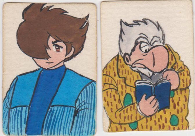 昭和】キャラクターカード絵【自作】サイボーグ009｜けもりけ