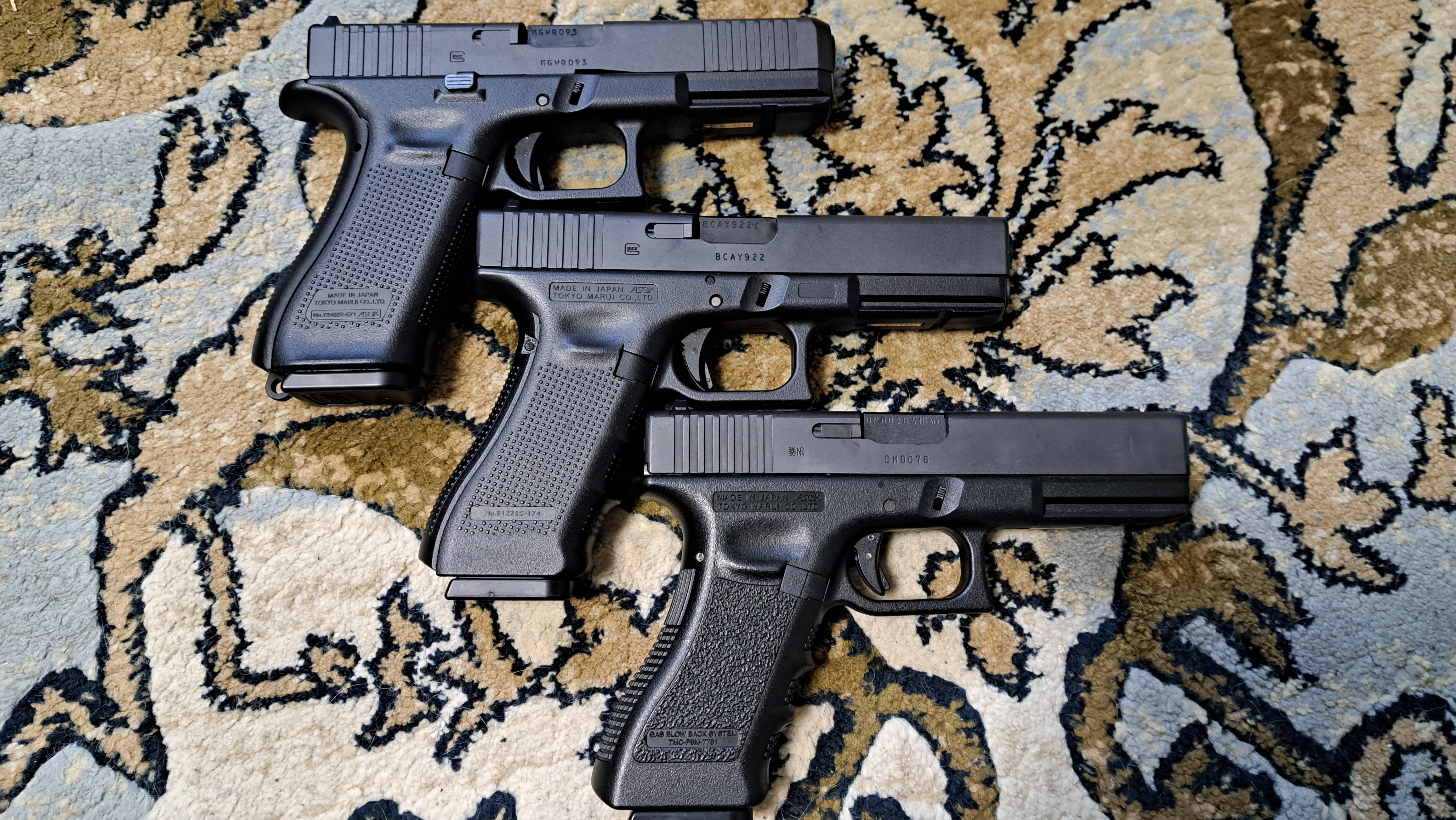 東京マルイ Glock17 Gen3 4 5 3種｜郭公