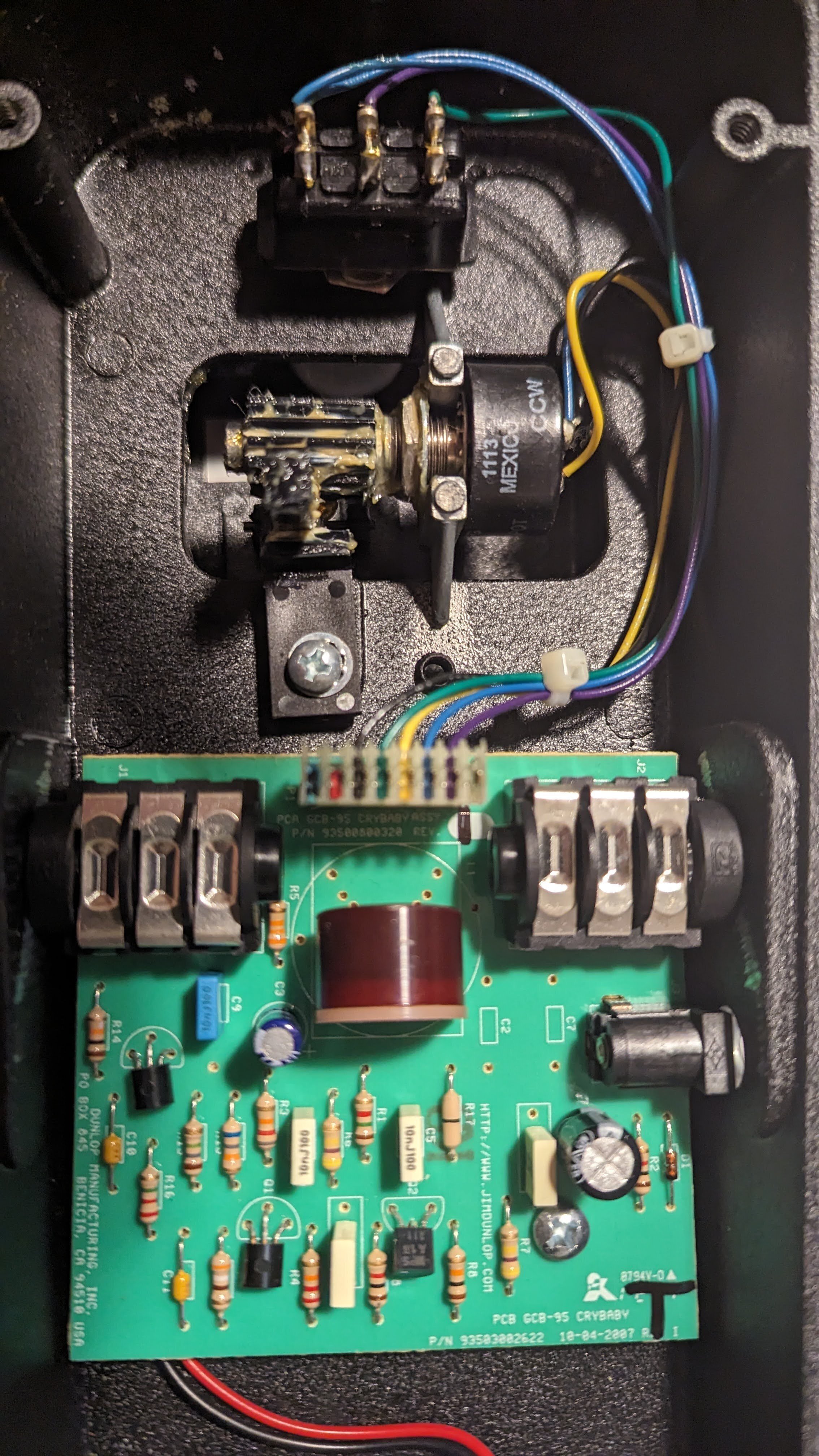 ワウペダルにLEDインジケーターを付けよう｜huaaNOTE
