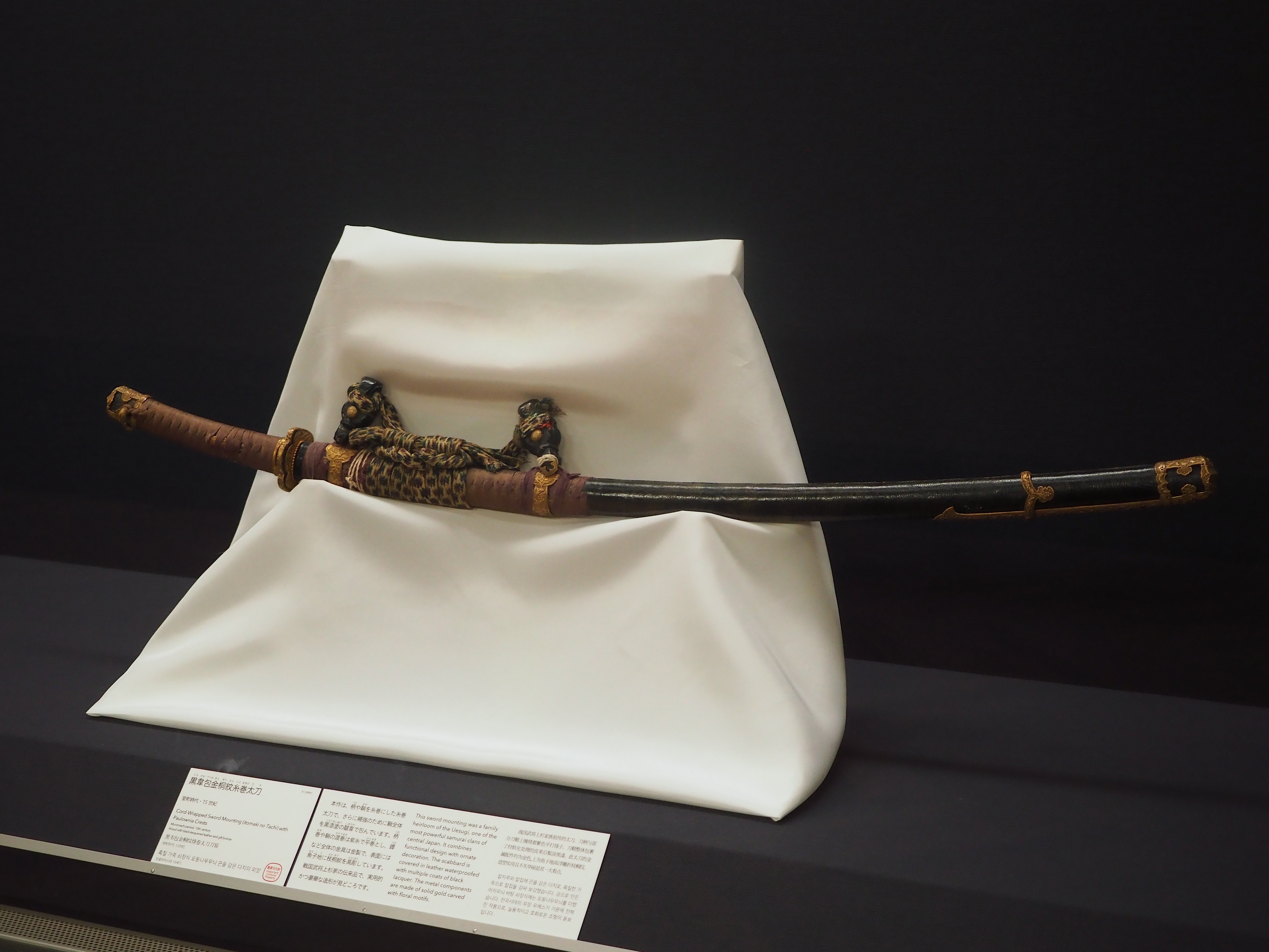 木工・漆工・金工の最高の技が見られる東京国立博物館の刀剣甲冑の部屋