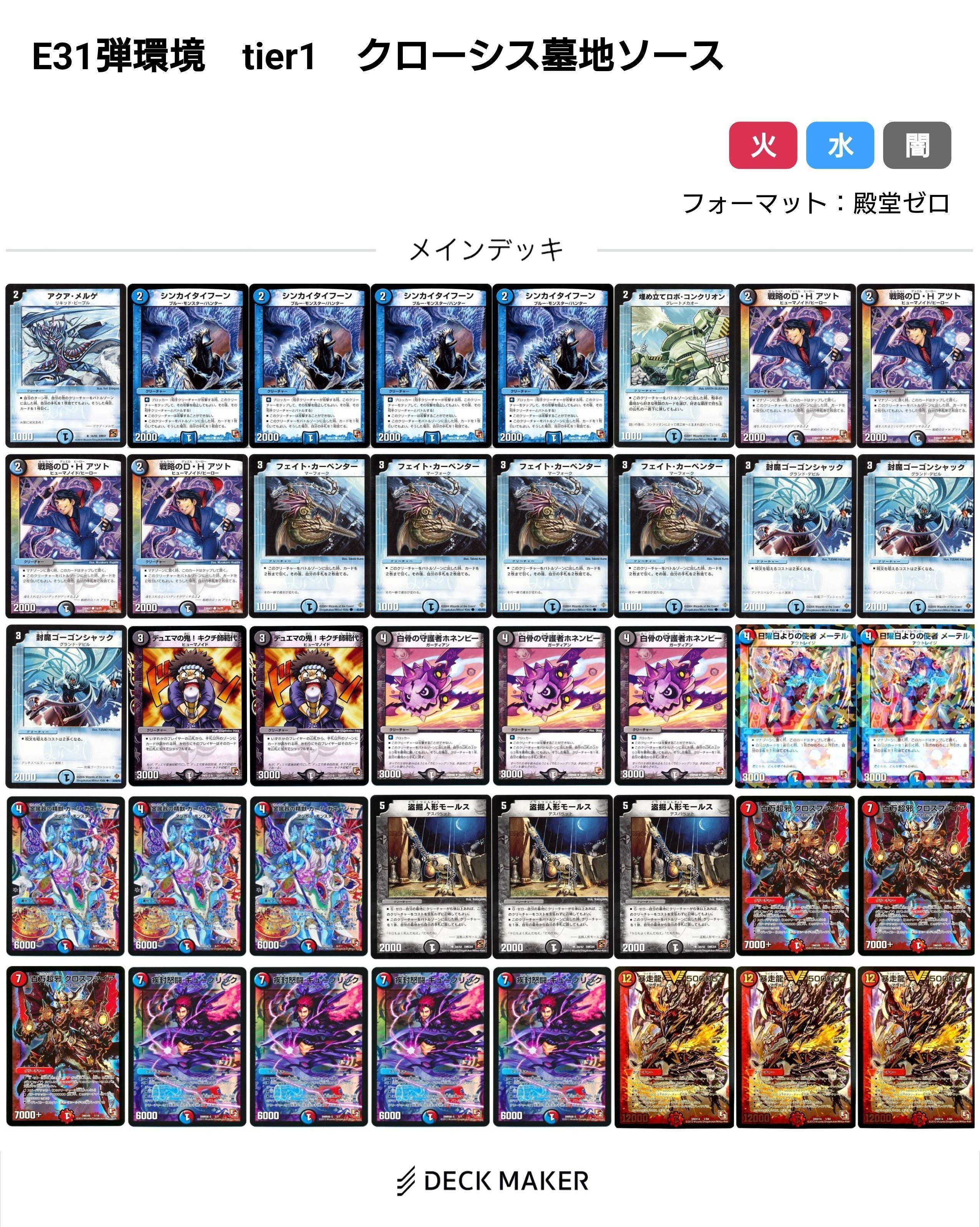 E3環境デッキまとめ【デュエマ歴代環境⑫】｜れもん
