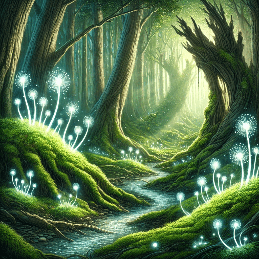 光り輝く苔の森｜道草michikusa