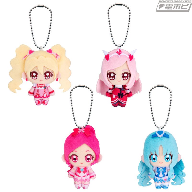 プリキュア」の可愛い布製マスコット第2弾が食玩で登場！キュアピーチ