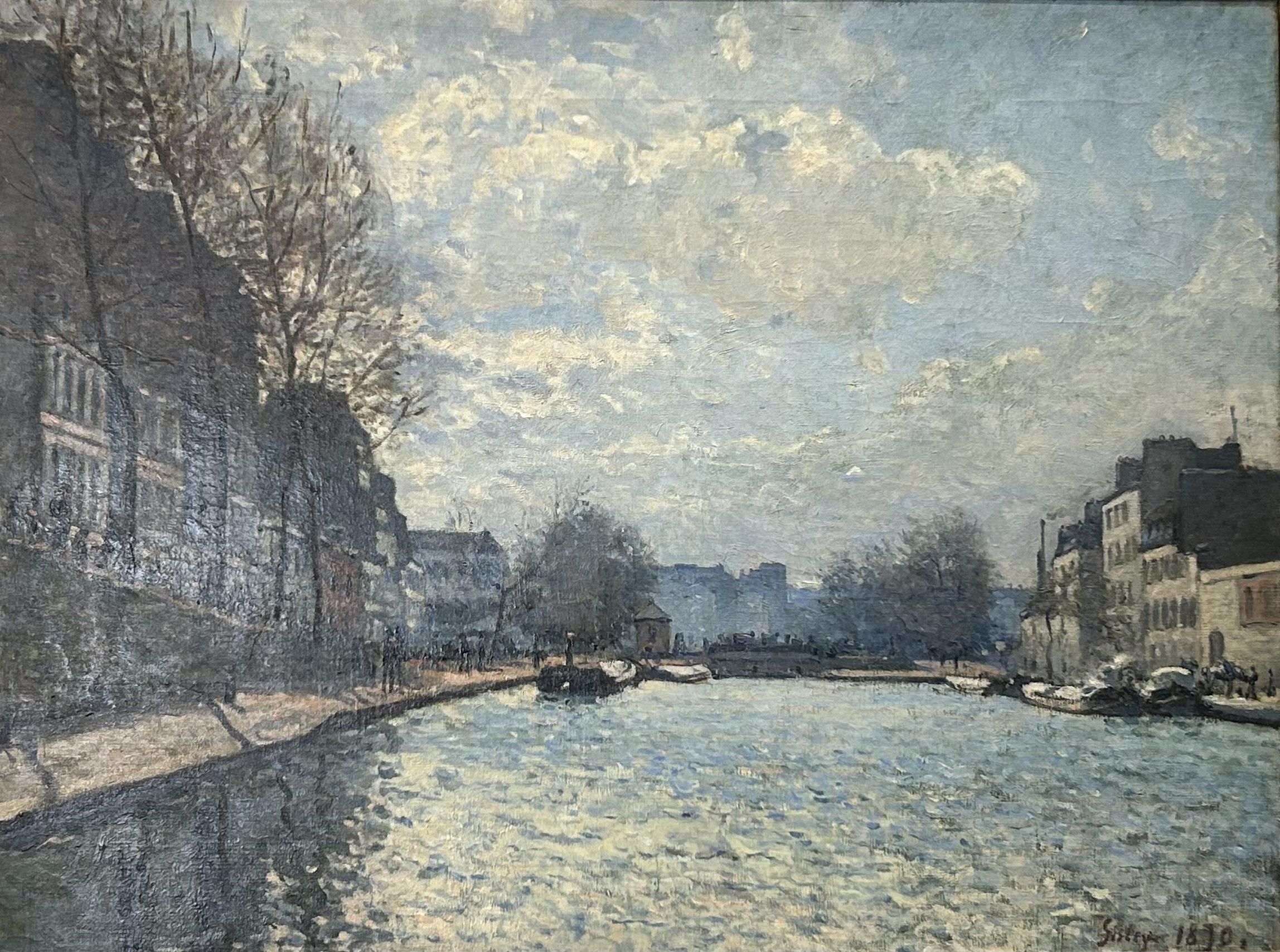 子供のためのオルセー美術館(131)空をうつす運河の水/印象派の絵を最初