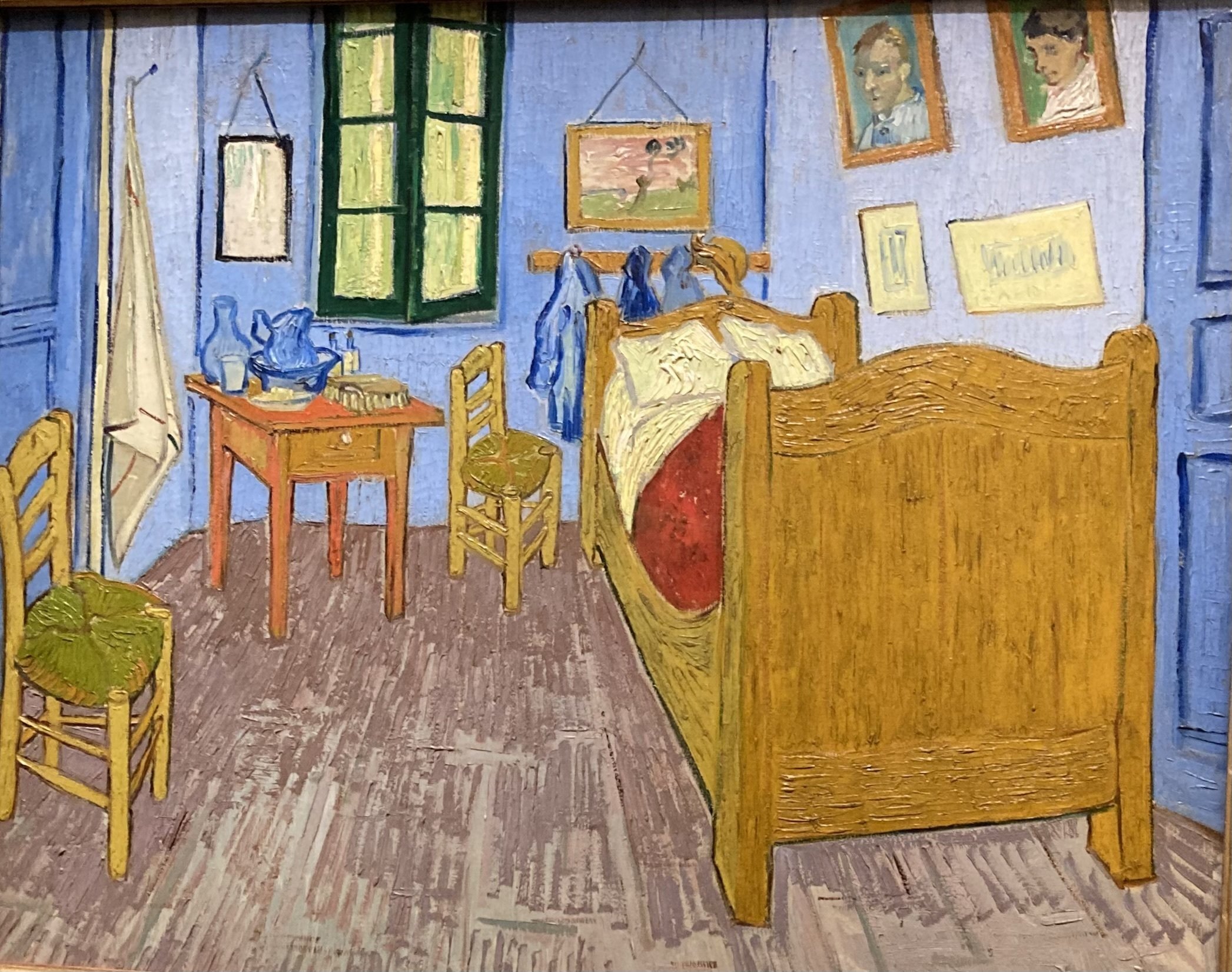 子供のためのオルセー美術館(129)緑の雨戸からもれる光/ゴッホ・夏休み