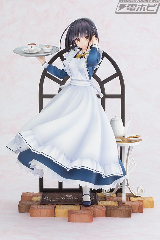 喫茶ステラと死神の蝶』より、四季ナツメが喫茶ステラの制服姿で