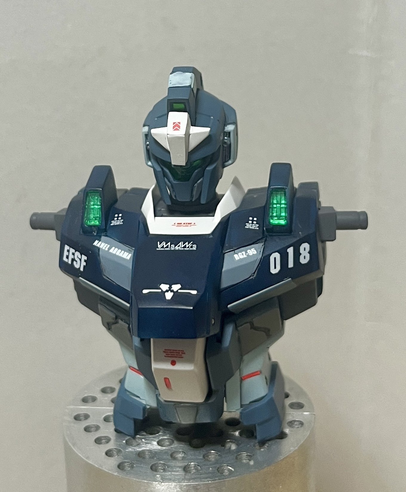 制作記）MG リゼル（隊長機）～完成編その1～｜スノやん@ガンプラドラマー