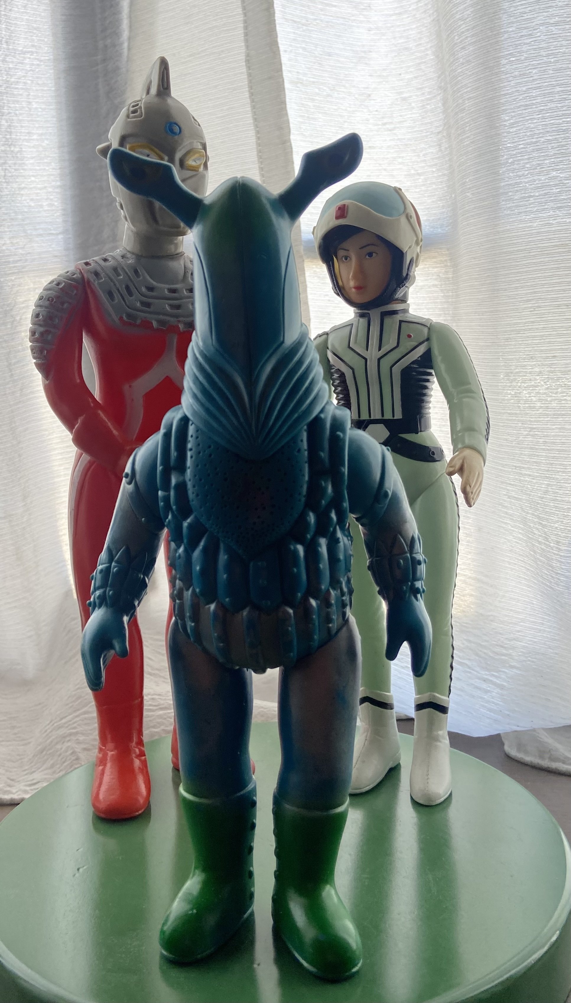 ブルマァク製 スタンダード・ソフビ(新旧) ペガッサ星人嵌着点検